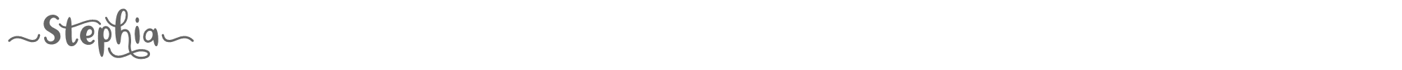 Sample characters Stephia Font